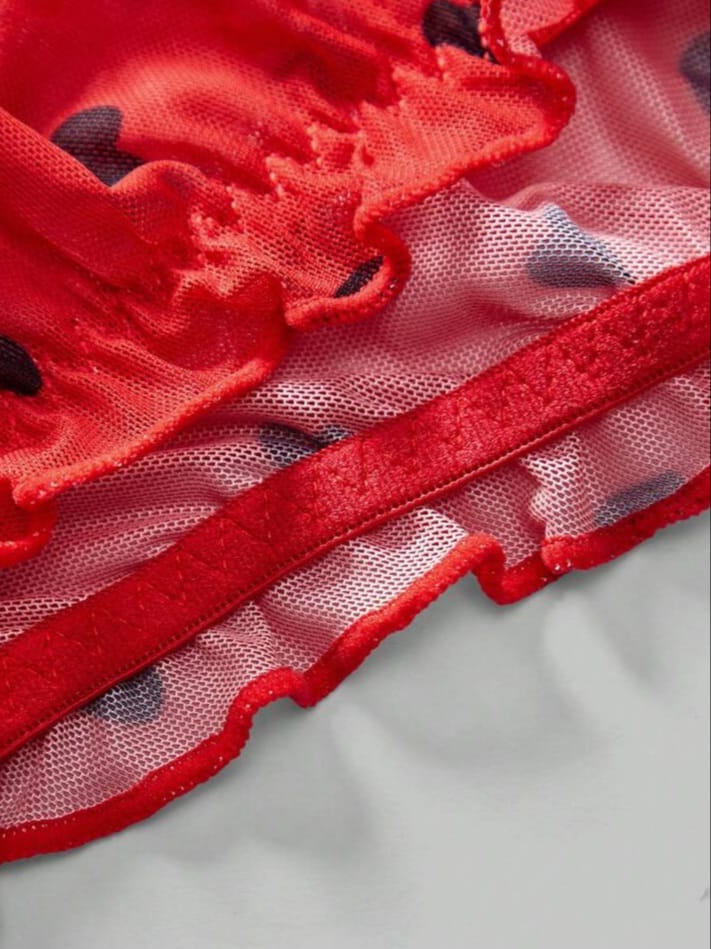 FANDY Men's Heart Pattern Comfortable Briefs Underwear